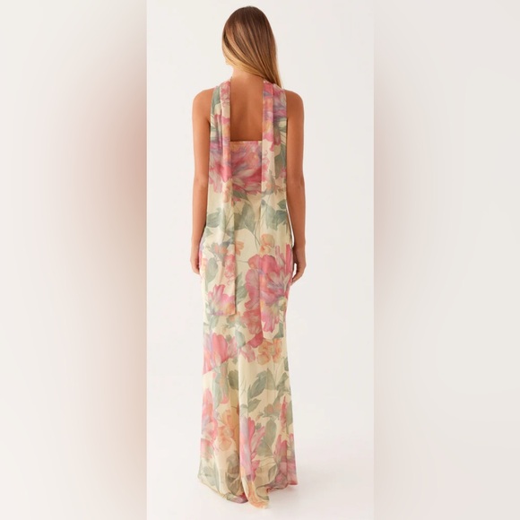 Peppermayo Under The Pagoda Maxi Dress - Yellow Peony - Picture 3 of 5